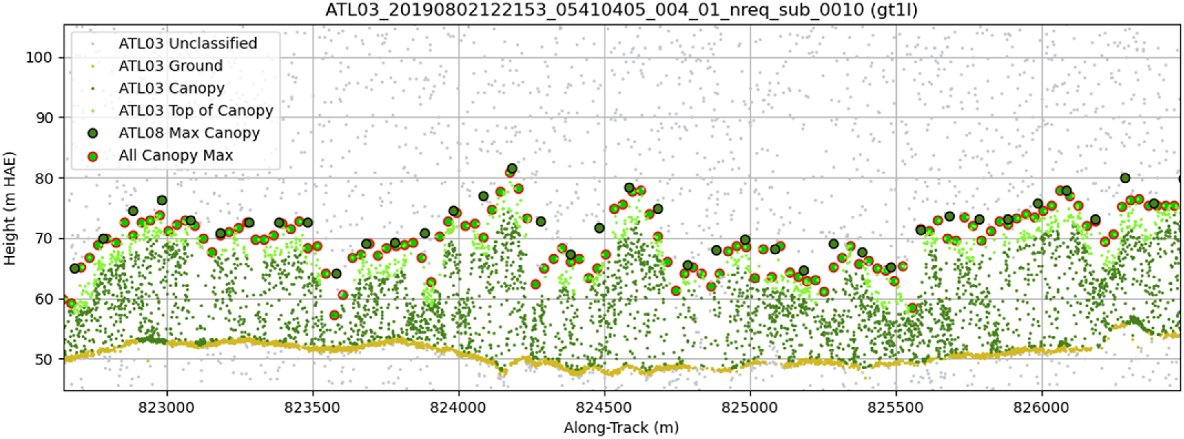 ICEsat-2 Canopy Height